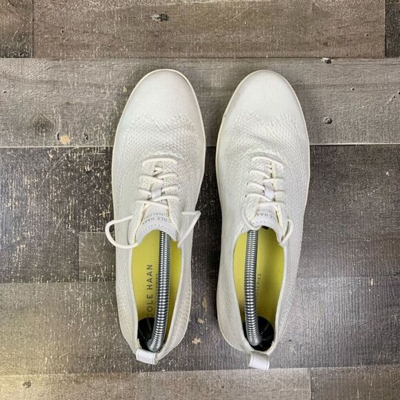 Cole Haan Womens 8.5 B Original Grand OS Stitchlite White Oxfords - Picture 6 of 10